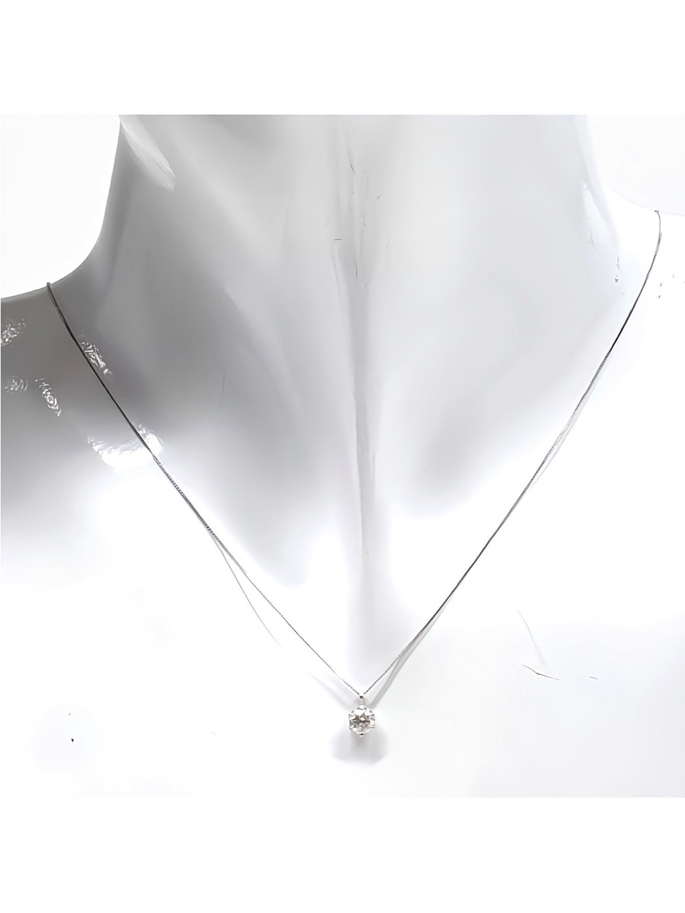 Diamond Pendant Necklace
0.2ct Platinum - Picture 1 of 8